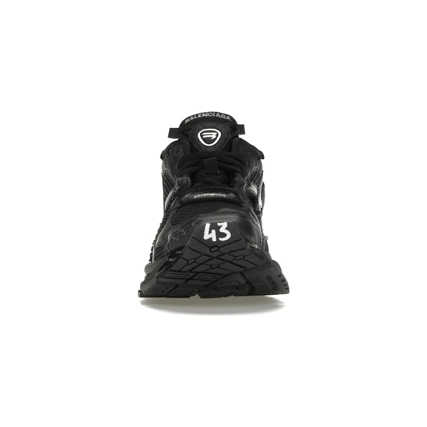 Balenciaga Runner Matte Black, vue de face