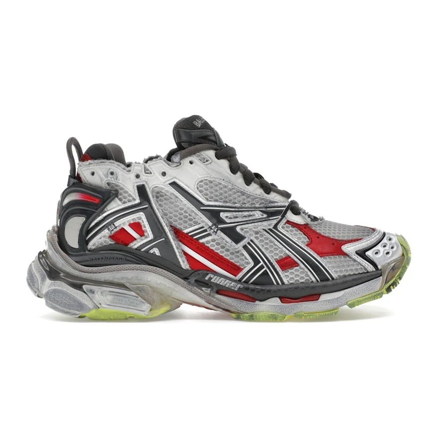 Balenciaga Runner Black White Red Neon Yellow