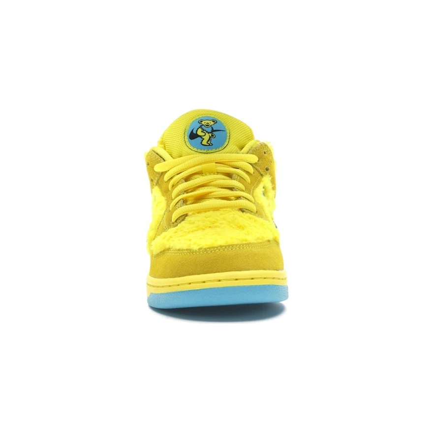 Nike SB Dunk Low Grateful Dead Bears Yellow, vue de face