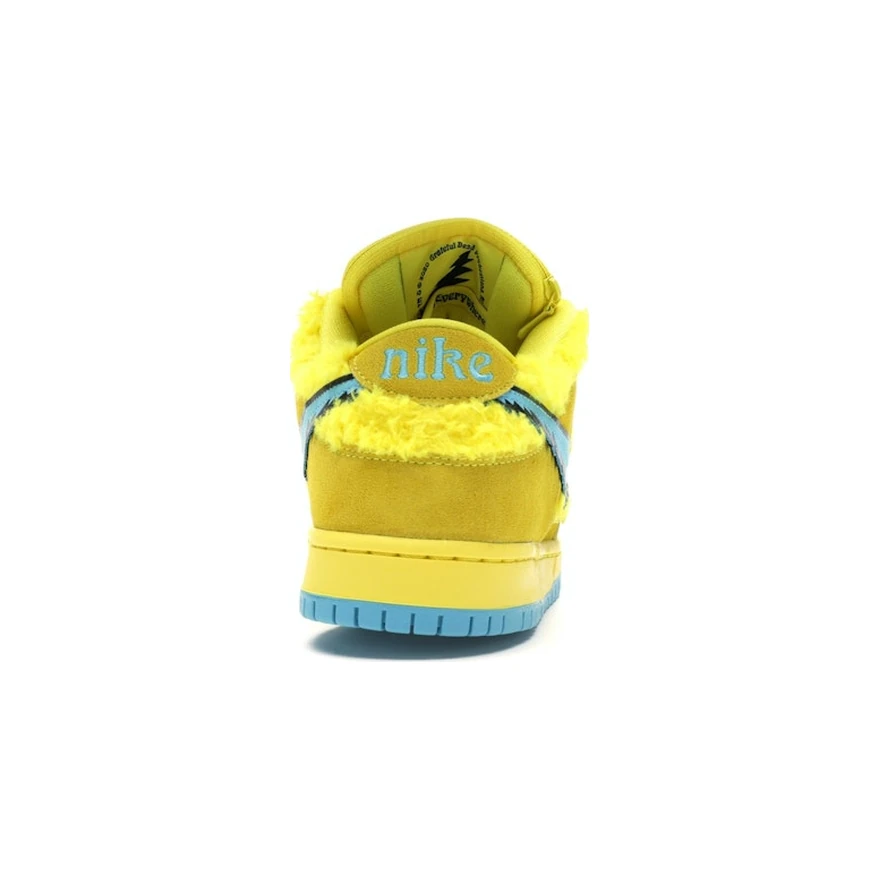 Nike SB Dunk Low Grateful Dead Bears Yellow, vue arrière