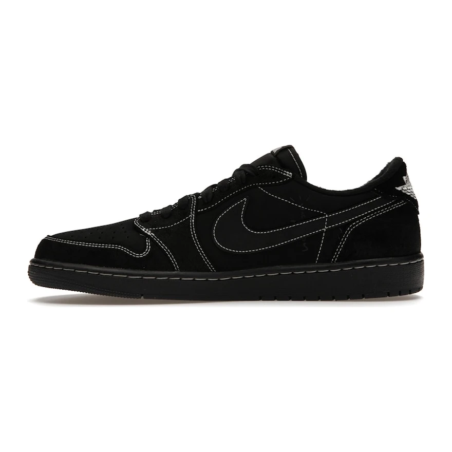 Air Jordan 1 Low Travis Scott Black Phantom, profil intérieur