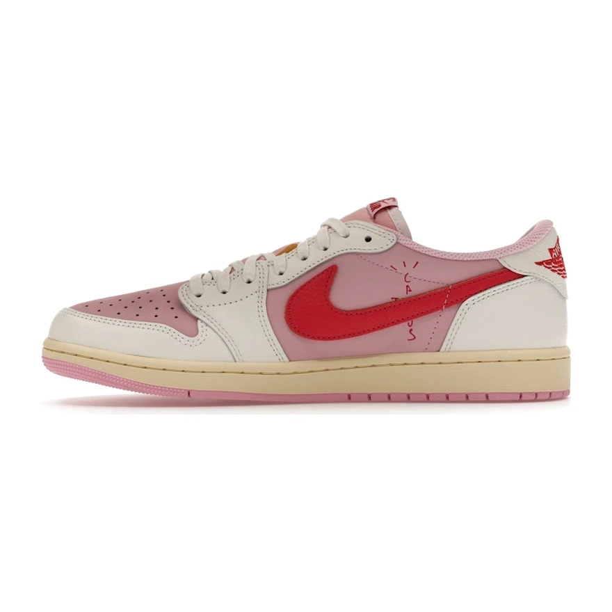 Air Jordan 1 Low Travis Scott Tropical Pink, profil intérieur