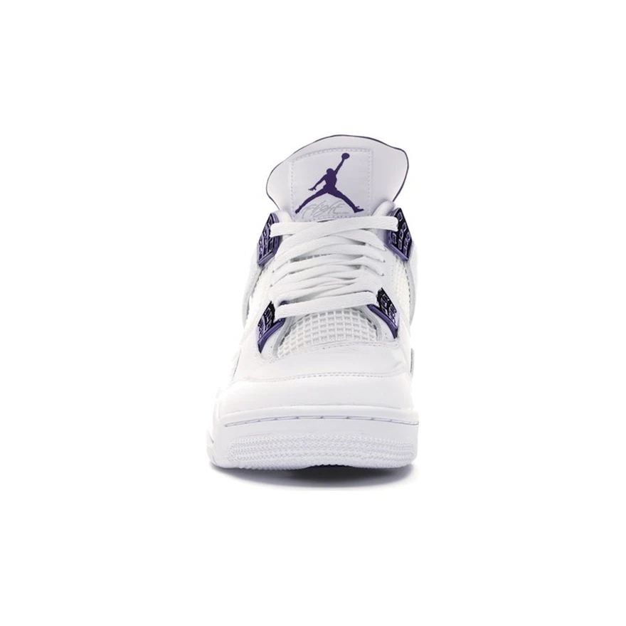 Air Jordan 4 White Court Purple, vue de face