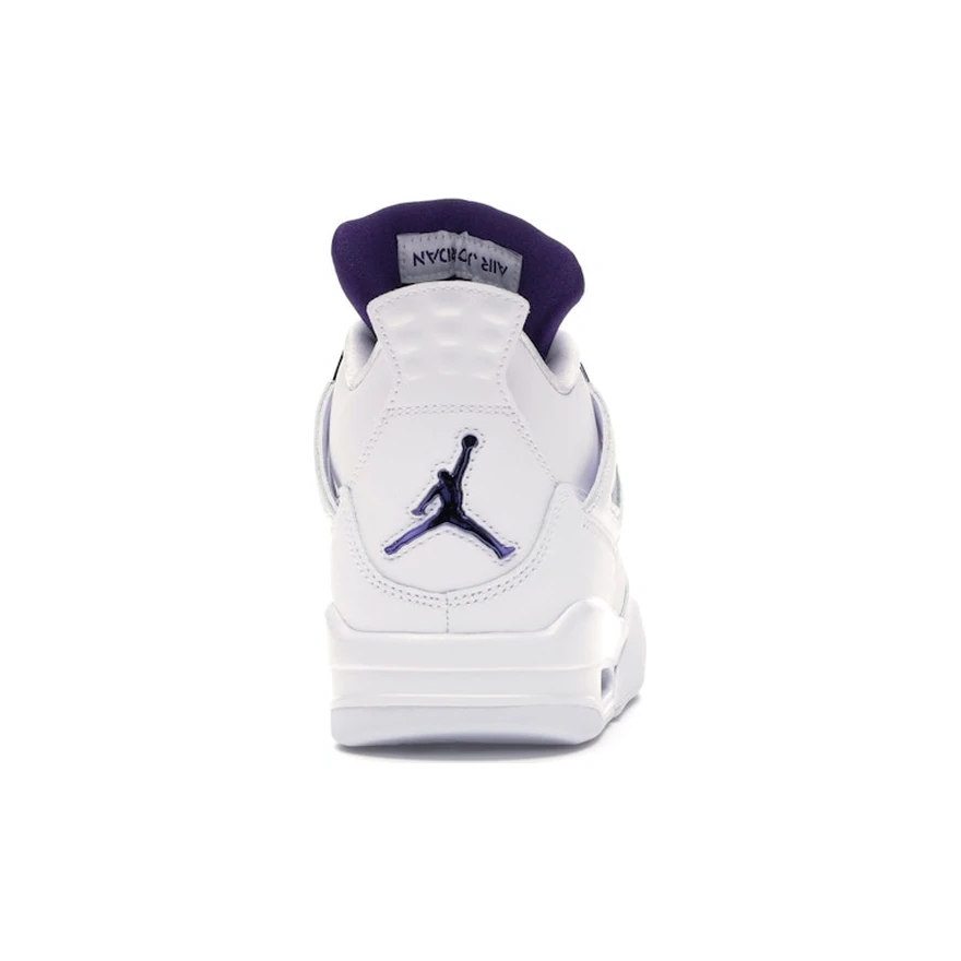 Air Jordan 4 White Court Purple, vue arrière