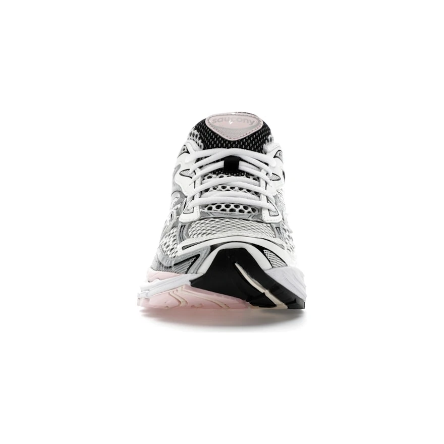 Saucony ProGrid Omni 9 White Black Silver Pink, vue de face